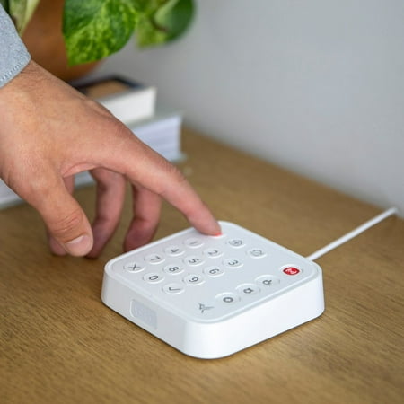 Arlo - Home Security System with Wired Keypad Sensor Hub and (2) 8-in-1 Sensors - White