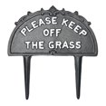 thumbnail image 1 of CAROOTU S'Il Vous Plaît Garder hors de l'Herbe Pas de Caca Yard Signe Résistant Résistant aux Intempéries Fade Support en Métal Résistant, 1 of 7