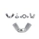 thumbnail image 1 of 50 x 304 Stainless Steel Wing Nut Set M6 (1/4 inch) Wing Nut Hand Twist Fastener Hardware, 1 of 4