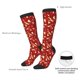 thumbnail image 4 of Fotbe Fire Extinguisher Calcetas Divertidas Estampadas para Hombre y Mujer, Calcetas de Algodón hasta la Rodilla para Caminar, Correr, Enfermería y Embarazo, 4 of 6