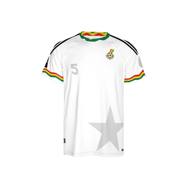 Ghana jersey soccer M (Maillot du Ghana foot) Medium (S;M;L;XL;XXL
