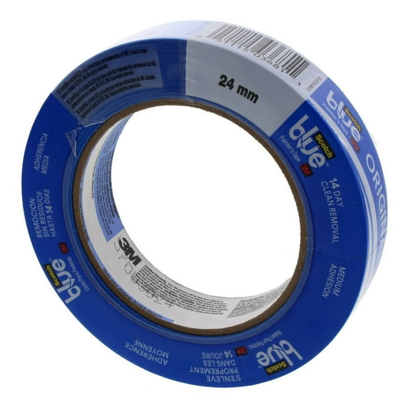 2 Pack 3M 2090-1A 1" x 60-yd Scotch-Blue Safe-Release Painters Tape for Multi-Surfaces