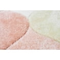 thumbnail image 4 of 4D Shaggy Rug Hand Carved Plush Thick Modern Contemporary Abstract For Living Room Bedroom 6488 (2'6"x7'9" Runner,Pink), 4 of 8