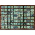 thumbnail image 1 of Ahgly Company Indoor Rectangle Abstract Light Blue Modern Area Rugs, 5' x 7', 1 of 4