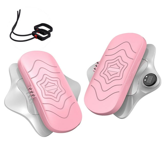 1 Set Mute Strong Load Bearing Foot Massage Enlarged Footplate Waist Twisting Disc Smart Counting Double-pedal Abdominal Rotating Plate