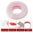 thumbnail image 3 of REGALWOVEN Collapsible Shower Barrier, Silicone Water Splash Guard Strip Transparent 197 inch, 3 of 7