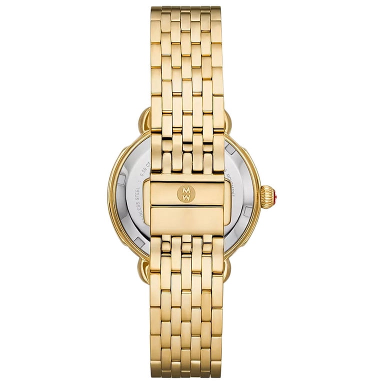 Michele Sidney Classic 18K Gold-Plated Steel Mother-of-Pearl  display picture 2