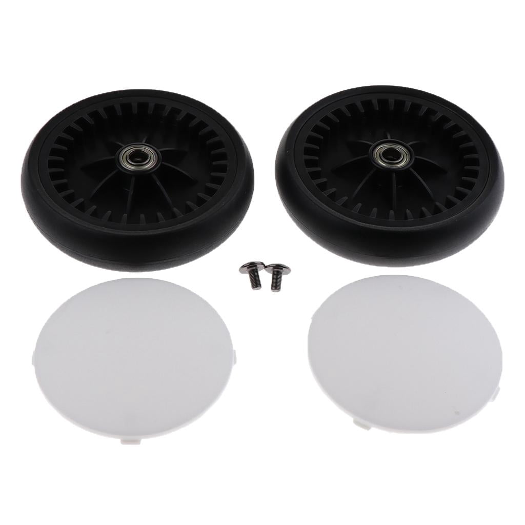 LeeQinersw Pushchair / Stroller Foam Wheels Replacement Set Stroller Front/ Rear