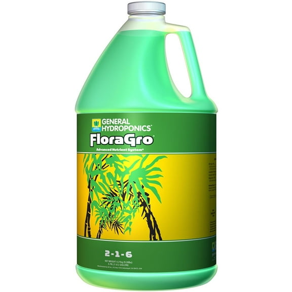GENERAL HYDROPONICS FloraGro Liquid Plant Growth 1 gallon