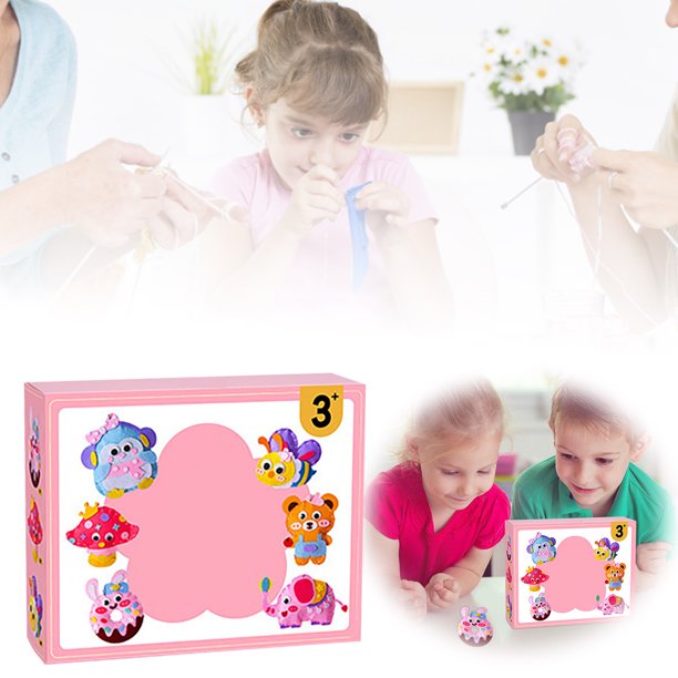 Kit de manualidades DIY para figuritas de muñecas hechas a mano y set de juguetes para niños y adultos