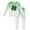 Green, variant on TOOYOU Girls Outfits Children Long Sleeve St. Patrick's Day Full Print Suit Comfortable Clothing Set For Children Green Size 2-3 Years