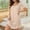Beige, variant on Lutiedan Nightgowns for Women Short Sleeve Crew Neck Short Nightshirt Summer Soft Cooling Pajamas Dress Casual Sleepwear