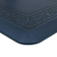 thumbnail image 3 of Mohawk Home Solid Atrium Scroll Tempur-Pedic Anti-Fatigue Non-Slip Cushioned 3/4" Thick Kitchen Floor Mat, Blue 1'8" x 3'6", 3 of 9