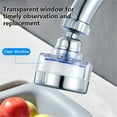 thumbnail image 4 of 360° Rotating Bathroom Faucet Filter Faucet Purifier Heavy And Hard Water Water Faucet Filter For Kitchen And Bathroom Water Purifier For,1X Clearance, 4 of 9