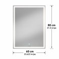 thumbnail image 2 of Artika Emeraude LED Wall Mirror 24x32, 2 of 6