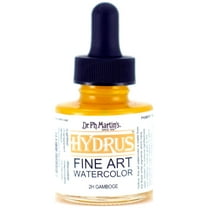 Dr. Ph. Martin's Hydrus Fine Art Watercolor, 1.0 oz, Gamboge (2H)