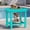 ARUBA, variant on Cobiod 14 x 18.4 Inch Double Tier All Weather Patio End Table HDPE Outdoor End Table for Porch Lawn Poolside Fire Pit Durable Fits Adirondack Chairs,white