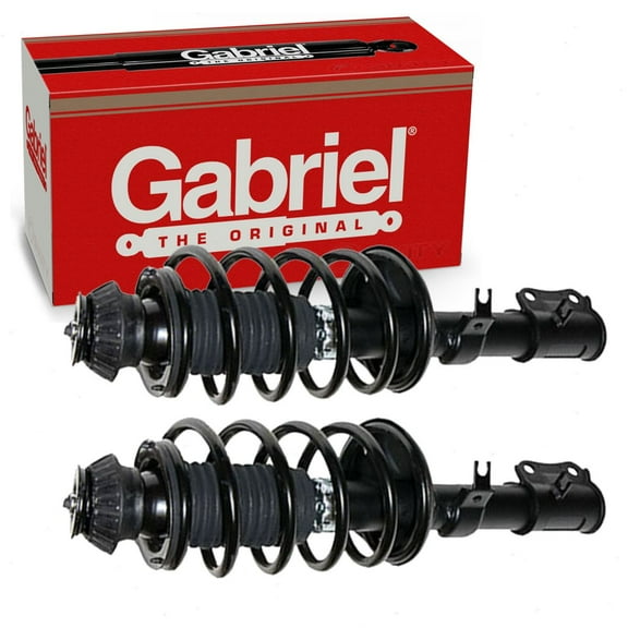 2 pc Gabriel G57131 ReadyMount Suspension Strut & Coil Springs for Assembly Shock Shocks Struts Fits select: 2004-2011 CHEVROLET AVEO, 2009 PONTIAC G3 WAVE
