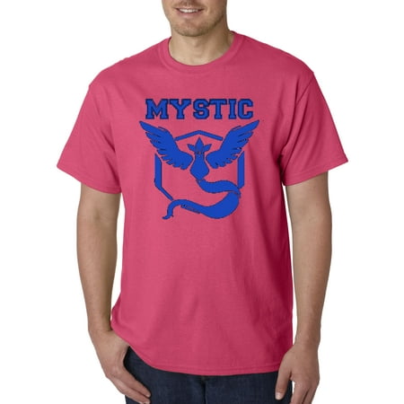 Pokemon T-shirt Tee - 514 - Unisex T-Shirt Pokemon Go Team Mystic Emblem Logo Articuno