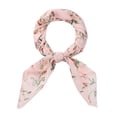 thumbnail image 1 of Bufandas de gasa para mujer - 27.6 X27.6 - Pañuelo cuadrado con estampado floral Pañuelo para el cuello Pañuelo para el cuello Rosa claro 70x70cm/27.6x27.6 inches(LxW), 1 of 5