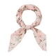 thumbnail image 1 of Bufandas de gasa para mujer - 27.6 X27.6 - Pañuelo cuadrado con estampado floral Pañuelo para el cuello Pañuelo para el cuello Rosa claro 70x70cm/27.6x27.6 inches(LxW), 1 of 5