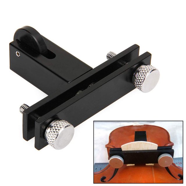 Grolfsoa Outil de Raccord de Pont de Violon Professionnel - Machine de Redressement de Pont en Métal pour Luthiers et Débutants, Instrument de Réglage de Pont de Violon Durable et Précis