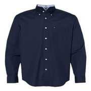 Tommy Hilfiger Mens Polka Dot Shirt - 13H4417, XL, Navy Blazer