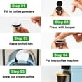 thumbnail image 4 of Refillable Coffee Capsule Pod Espresso For Nespresso Original Line Machines 2Cup, 4 of 7