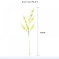 thumbnail image 2 of 1 Branches Artificial Orchid Faux Flowers Butterfly Orchid for Wedding Home Office Party Hotel Yard Decoration Restaurant Patio Festive Furnishing Wedding, 2 of 5