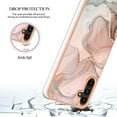 thumbnail image 5 of Designed for Samsung Galaxy A14 5G Marble Case, Ultra Thin Girls Women Plating Marble Designed Flexible Soft TPU IMD Marble Protective Case Cover for Samsung Galaxy A14 5G - Rosegold, 5 of 7
