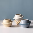 thumbnail image 6 of Visland Artificial Plant Pots, Ceramic Planet Shape Pot Artificial Succulent Decoration Home Decor Tabletop Office Desk Outdoor Decoration, 6 of 8