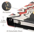 thumbnail image 3 of FORMRS 3 Ring Photo Album 4"x6" Self Adhesive Large Capacity PU Leather Cover, Abstract Boat Ride, 3 of 8