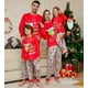 thumbnail image 1 of Pijamas familiares a juego de Navidad 2024, pijamas con estampado de dibujos animados GRC, conjunto de ropa para adultos y niños, mono de bebé + ropa para perros, 1 of 5