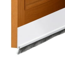 Uxcell 1 Pcs Door Sweep, 2 Inch x 40 Inch Door Bottom Sweep Door Brush, White