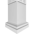 thumbnail image 5 of Ekena Millwork 12"W x 9'H Craftsman Classic Square Non-Tapered Cedar Park Fretwork Column w/ Tuscan Capital & Tuscan Base, 5 of 8