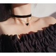 thumbnail image 5 of Double-layer necklace clavicle chain collar female red heart pendant vintage, 5 of 5