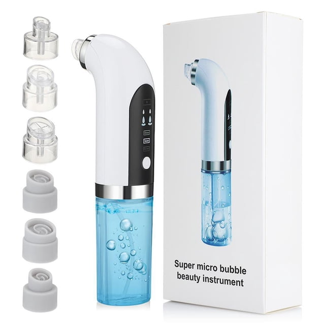 Hydrodermabrasion Device Vacuum Suction Facial Pore Cleaner Electric Blackhead Extractor Tool For Deep Cleansing, Moisturizing, And Travelling
