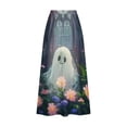 thumbnail image 5 of WXLWZYWL Womens Halloween Dress Plus Size Halloween Candy Corn Cones Women Printed Elastic Waistband Pleated Pocket Skirt with Mid Calf Skirt, 5 of 5