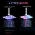 thumbnail image 3 of Pommeau de Douche Carré 8 Pouces LED Pluie Coloré, 3 of 8