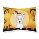 thumbnail image 1 of ""Caroline'S Treasures Bb1784Pillowcase Funda De Almohada Estándar De Tela Westie De Halloween, Grande, Multicolor"", 1 of 1