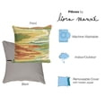 thumbnail image 4 of Liora Manne Frontporch Watercolor Indoor Outdoor Decorative Pillow Green, 4 of 5