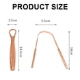 thumbnail image 2 of Stainless steel tongue scraper, 2 of 5