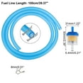 thumbnail image 4 of 1 Set Motorcycle Fuel Line Hose Clamps Fuel Filters for CRF50 70 90 150CC ATV Moped Scooter Blue, 4 of 7
