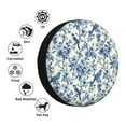 thumbnail image 4 of Zufioo Vintage Floral Birds Print Car Tire Dust Cover, Adjustable Tire Protector Cover Anti-UV, Car Accessories for Trucks, SUVs, Vans-17 inch, 4 of 6