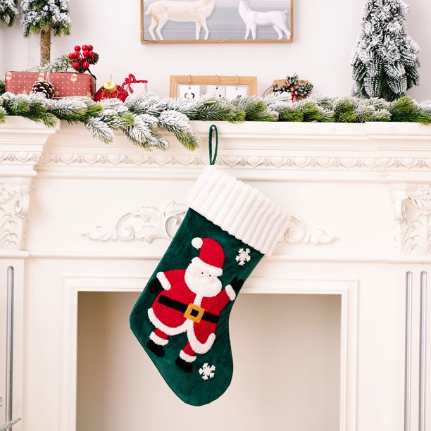 Txlixc Medias de Navidad, medias de reno de Santa Claus, artículos de fiesta y regalos para la decoración del hogar Txlixc moda