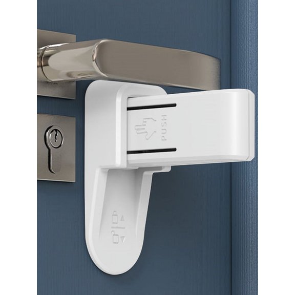 Ghojet Baby Child Safety Door Lever & Handle Lock - Child Proof Doors & Handles - 3M Adhesive