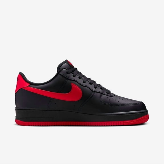 Nike Air Force 1 Black Red Men's Sneakers FJ4146-002