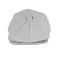 thumbnail image 2 of NYFASHION101 Men's Classic Vintage 8-Panel Duck Bill Linen Newsboy Cap, Light Gray, 2 of 3