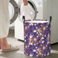 thumbnail image 4 of Lsque Bowling Game pattern Laundry Hamper Basket, Tall Woven Rope Hamper Basket for Clothes, Lightweight Storage Basket, Collapsible Waterproof-Small, 4 of 8