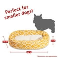 thumbnail image 3 of Majestic Pet Sherpa Athens Bagel Pet Bed for Dogs, Calming Dog Bed Washable, Small, Citrus, 3 of 5